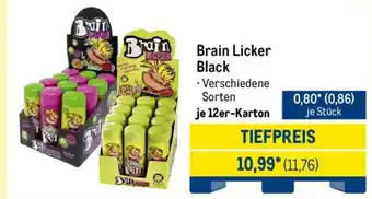 METRO Brain Licker Black je 12er-Karton Angebot