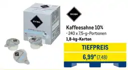 METRO RIOBA Kaffeesahne 10% Angebot