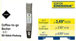 METRO RIOBA Coffee-to-go Becher Angebot
