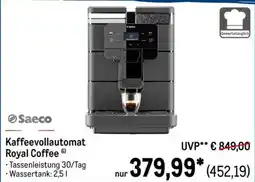 METRO Saeco Kaffeevollautomat Royal Coffee Angebot