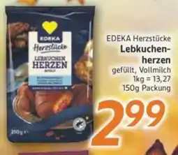 inkoop EDEKA Herzstücke Lebkuchen- herzen Angebot