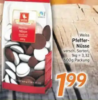 inkoop Weiss Pfeffer- Nüsse Angebot
