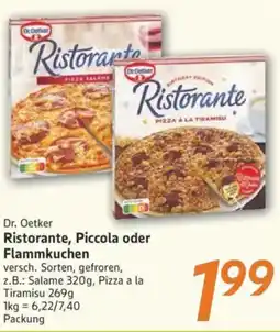 inkoop Dr. Oetker Ristorante, Piccola oder Flammkuchen Angebot