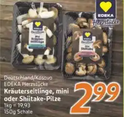 inkoop Kräuterseitlinge, mini oder Shiitake-Pilze Angebot