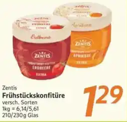 inkoop Zentis Frühstückskonfitüre Angebot
