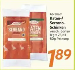 inkoop Abraham Katen-/ Serrano- Schinken Angebot