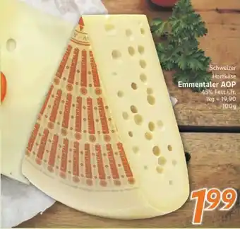 inkoop Schweizer Hartkäse Emmentaler AOP Angebot