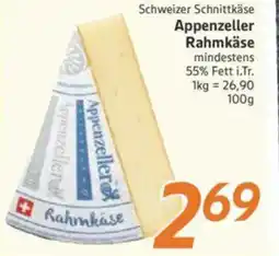 inkoop Schweizer Schnittkäse Appenzeller Rahmkäse Angebot