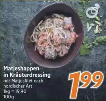 inkoop Matjeshappen in Kräuterdressing Angebot