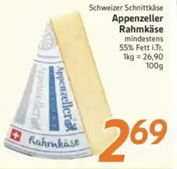 inkoop Schweizer Schnittkäse Appenzeller Rahmkäse Angebot