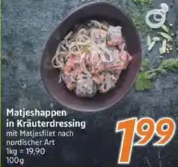 inkoop Matjeshappen in Kräuterdressing Angebot