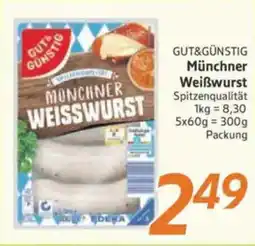 inkoop GUT&GÜNSTIG Münchner Weißwurst Angebot