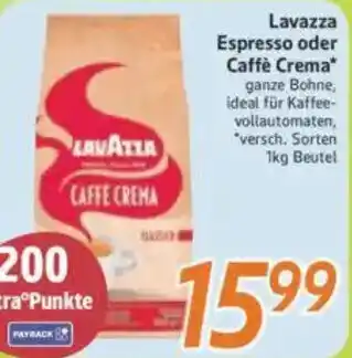 inkoop Lavazza Espresso oder Caffè Crema Angebot