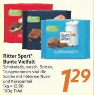 inkoop Ritter Sport Bunte Vielfalt Angebot