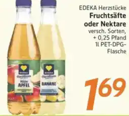 inkoop EDEKA Herzstücke Fruchtsäfte oder Nektare Angebot