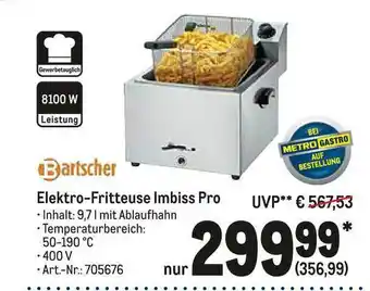 METRO Bartscher Elektro-Fritteuse Imbiss Pro Angebot