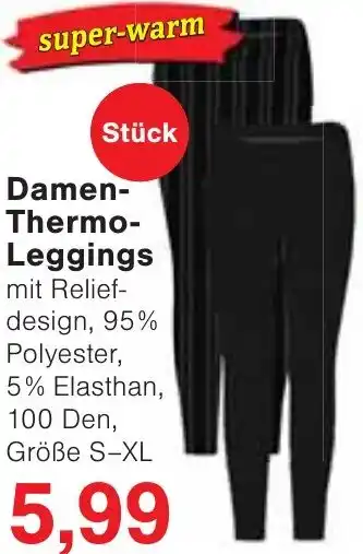 Wiglo Wunderland Damen Thermo Leggings Angebot