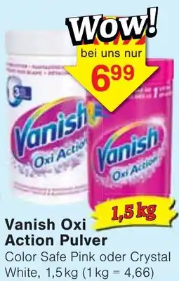Wiglo Wunderland Vanish Oxi Action Pulver Angebot