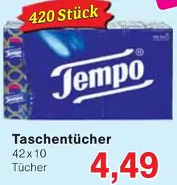 Wiglo Wunderland Tempo Taschentücher Angebot