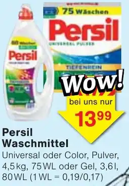 Wiglo Wunderland Persil Waschmittel Angebot