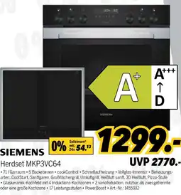MEDIMAX SIEMENS Herdset MKP3VC64 Angebot