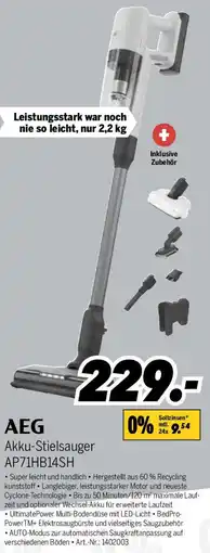 MEDIMAX AEG Akku-Stielsauger AP71HB14SH Angebot