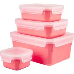 Netto Marken-Discount Emsa Dose CLIP & CLOSE Color Frischhaltedose, 4-teiliges Set Angebot