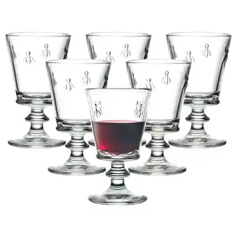 Netto Marken-Discount La Rochére Rotweingläser Biene Abeille 350 ml 6er Set Angebot