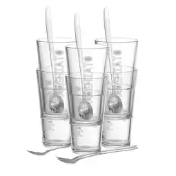 Netto Marken-Discount Ritzenhoff & Breker Latte Macchiato Gläser + Löffel Lena 350 ml 6er Set Angebot
