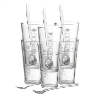 Netto Marken-Discount Ritzenhoff & Breker Latte Macchiato Gläser + Löffel Lena 350 ml 6er Set Angebot