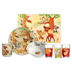 Netto Marken-Discount Ritzenhoff & Breker Geschirr-Set mit Kinderbecher Waldtiere 7er Set Angebot