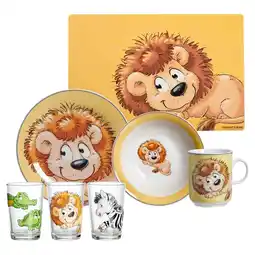 Netto Marken-Discount Ritzenhoff & Breker Geschirr-Set mit Kinderbecher Happy Zoo Löwe 7er Set Angebot