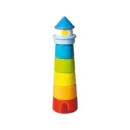 Netto Marken-Discount HABA Unisex Stapelspielzeug Stapelspiel Leuchtturm 1er Pack Angebot