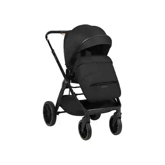 Netto Marken-Discount Kikkaboo Kinderwagen Tiffany 2 in 1 Babywanne, Sportsitz, Wickeltasche, PU-Räder black Angebot