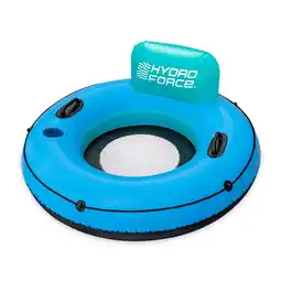 Netto Marken-Discount Bestway Hydro Force Schwimmring White Cap Rider mit Rückenlehne Angebot