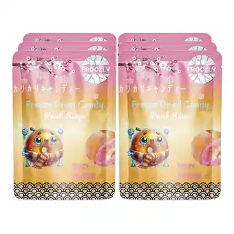 Netto Marken-Discount Froozly Freeze Dried Candy Peach Rings 42 g, 6er Pack Angebot