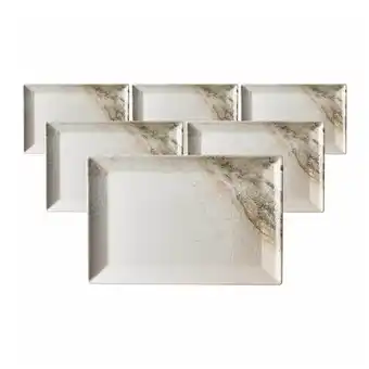 Netto Marken-Discount Ritzenhoff & Breker Platten Arezzo 30 x 20 cm 6er Set Angebot