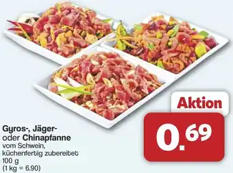 Famila Nord West Gyros-, Jäger- oder Chinapfanne Angebot