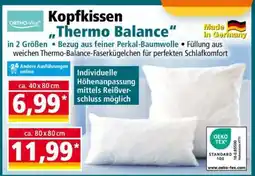 Norma Kopfkissen „Thermo Balance“ ca. 40 x 80 cm Angebot