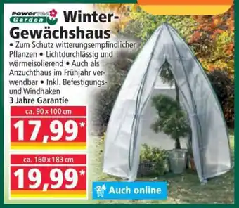 Norma Winter-Gewächshaus Angebot