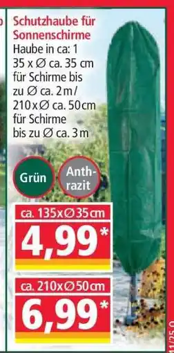 Norma Schutzhaube für Sonnenschirme Angebot