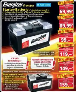Norma Starter-Batterie Angebot