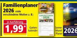 Norma Familienplaner 2026 Angebot