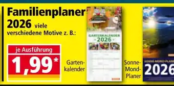 Norma Familienplaner 2026 Angebot