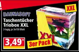 Norma DAUNASOFT Taschentücher Triobox XXL Angebot