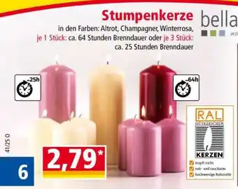 Norma Stumpenkerze Angebot