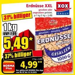 Norma Erdnüsse XXL Angebot