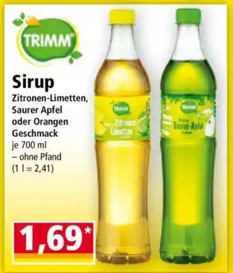 Norma Sirup Angebot