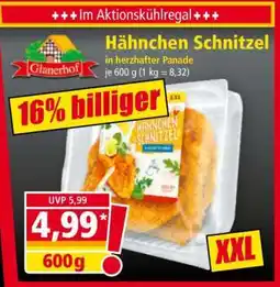Norma Hähnchen- schnitzel Angebot