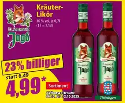 Norma Fläminger Jagd Kräuter-Likör Angebot